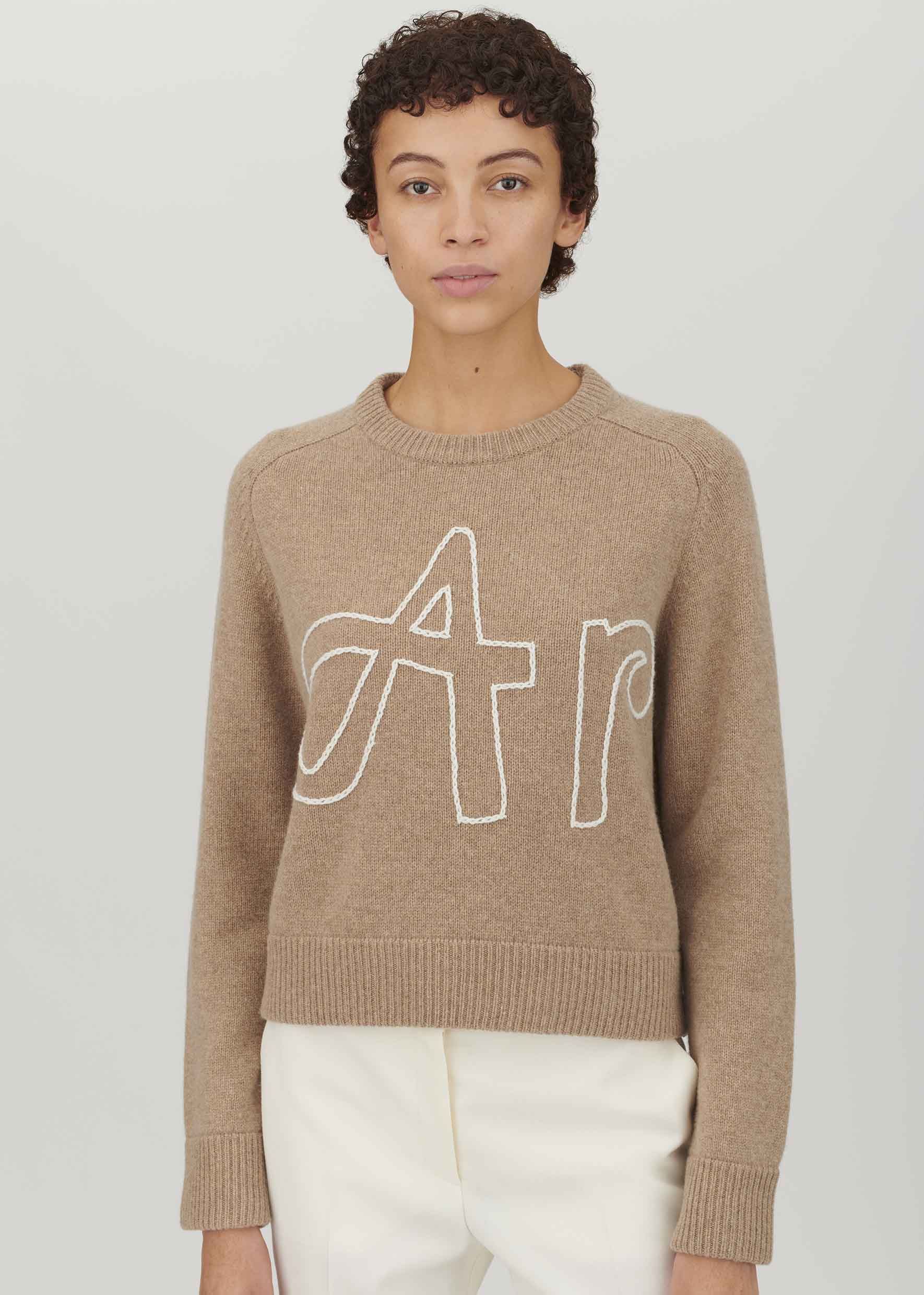 Chunky Chainstitch Art Jumper sold by Bella Freud product image thumbnail 2