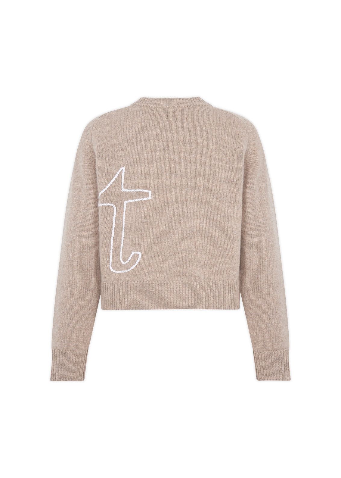 Chunky Chainstitch Art Jumper sold by Bella Freud product image thumbnail 5