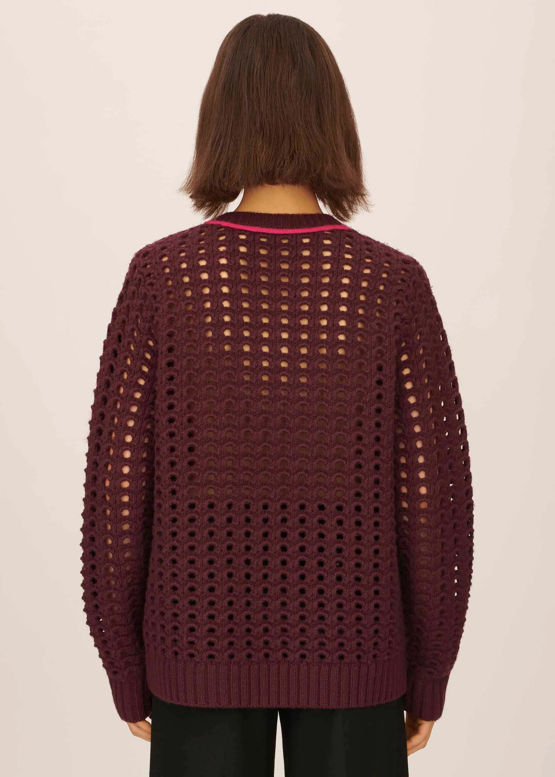 Open Stitch Oversized Jumper sold by Bella Freud product image thumbnail 4