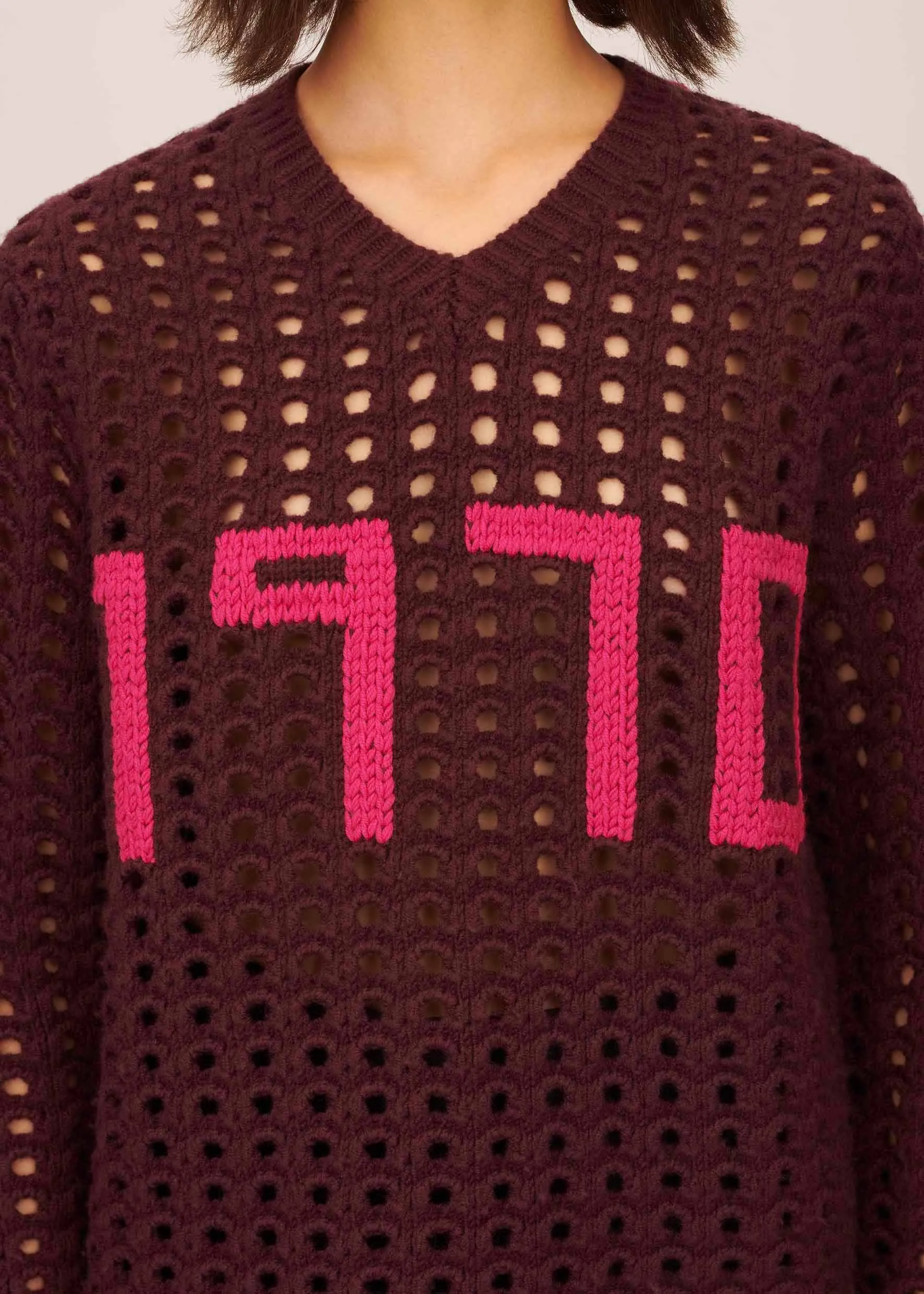 Open Stitch Oversized Jumper sold by Bella Freud product image thumbnail 3