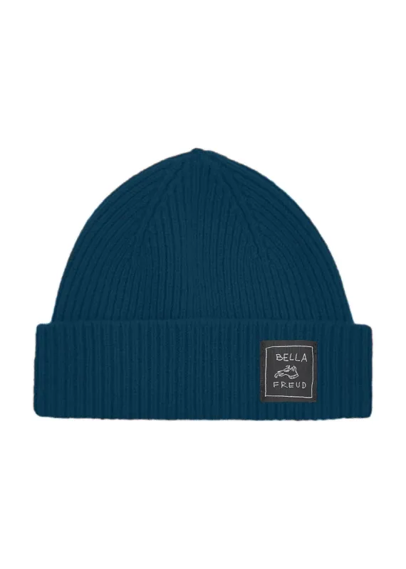 Bella Freud Ribbed Beanie Hat made by Bella Freud