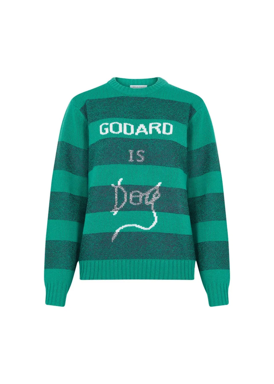 Punk Godard Is Dog Jumper sold by Bella Freud
