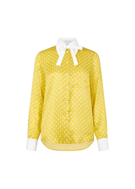 Silk Polka Dot Minnelli Shirt sold by Bella Freud