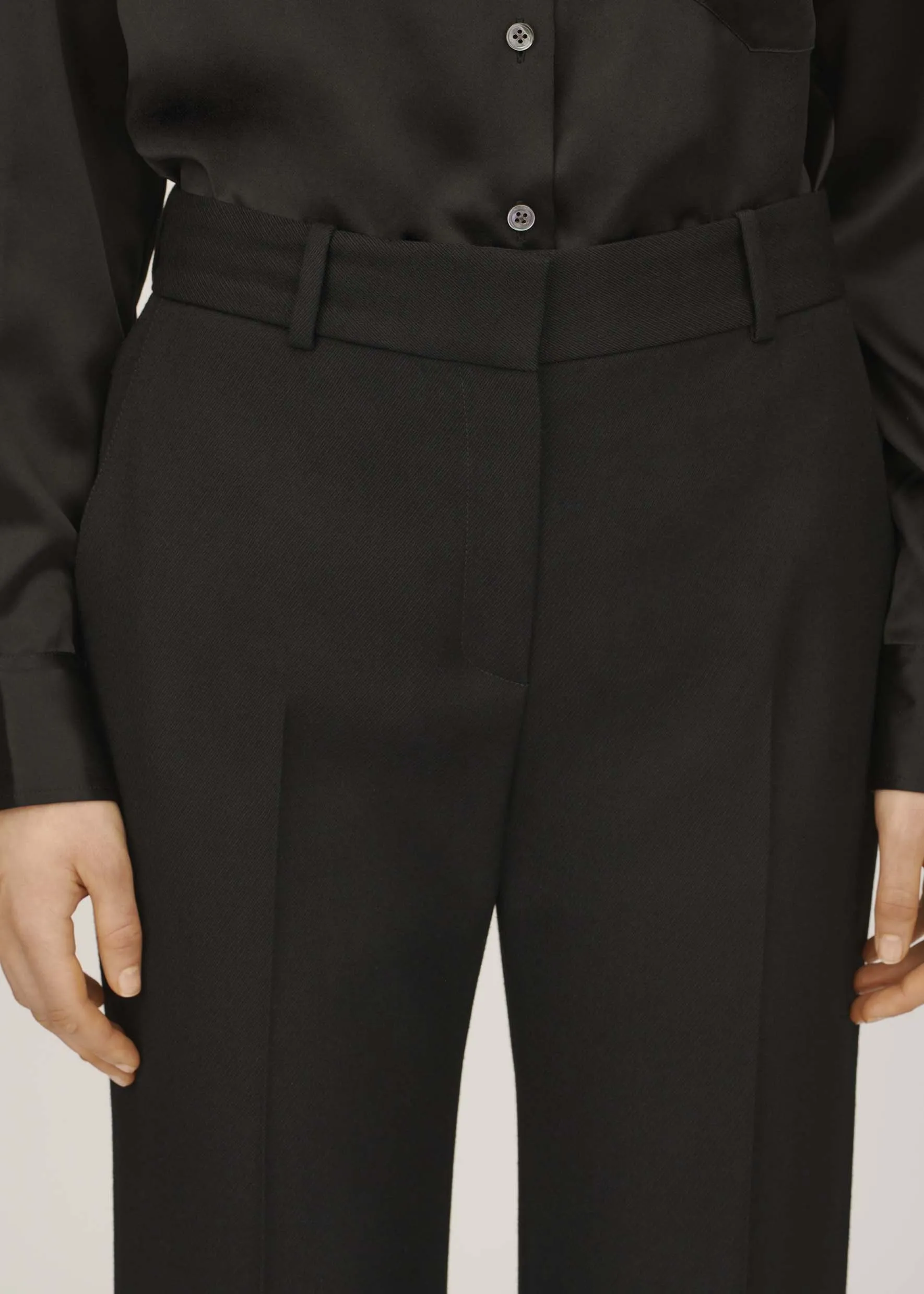 Cavalry Twill David Trouser sold by Bella Freud product image thumbnail 3