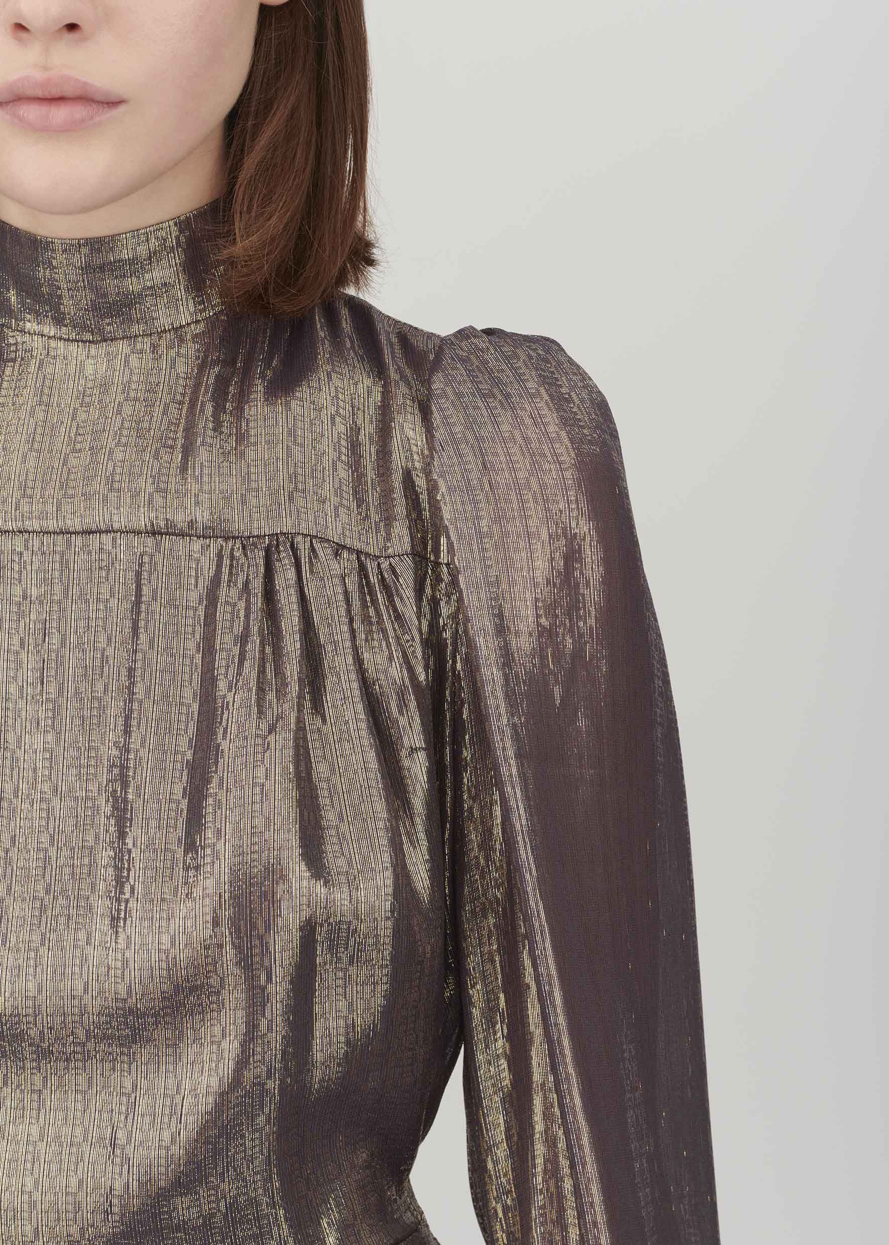 Liquid Lamé Anjelica Dress sold by Bella Freud product image thumbnail 3