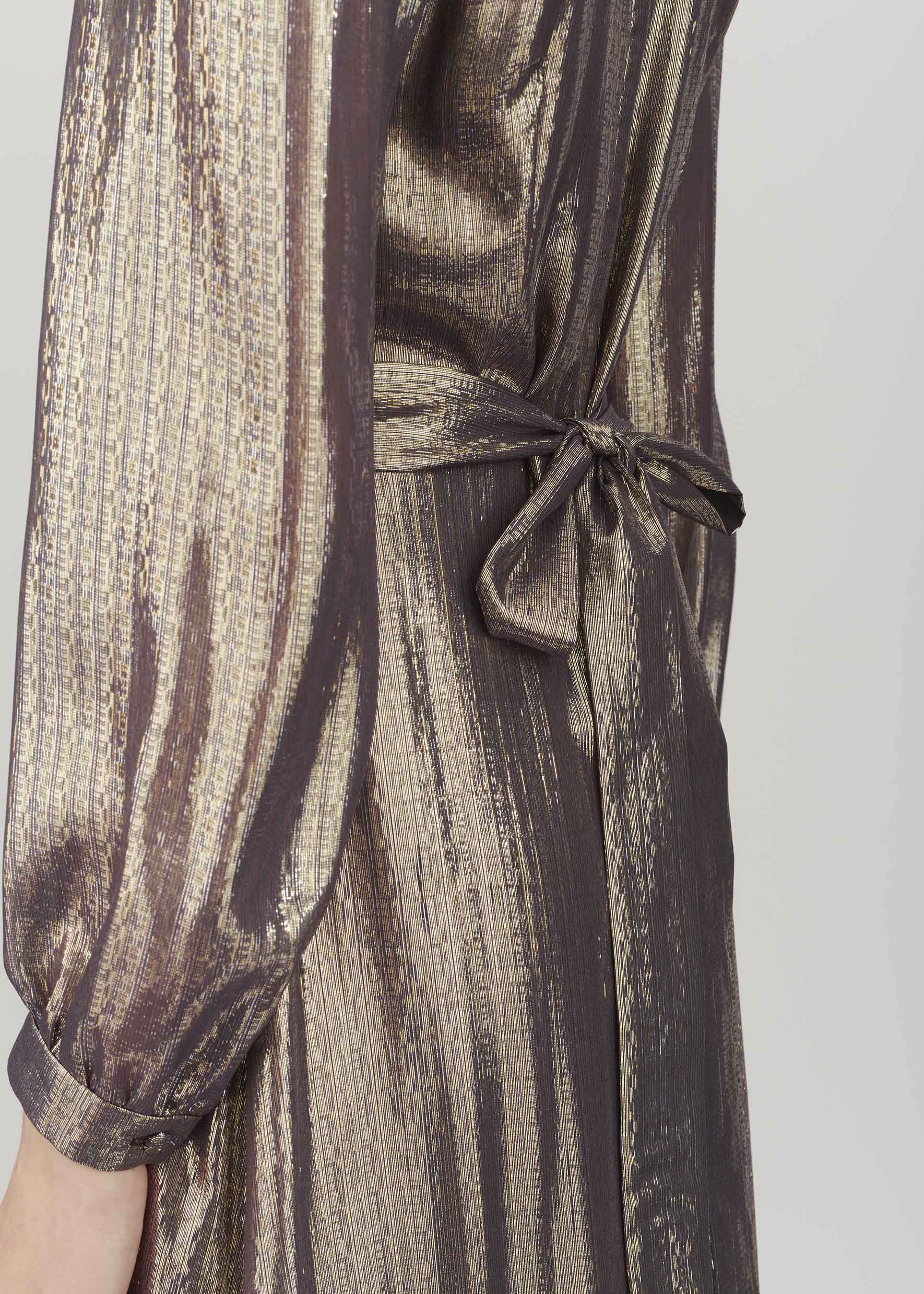 Liquid Lamé Anjelica Dress sold by Bella Freud product image thumbnail 4