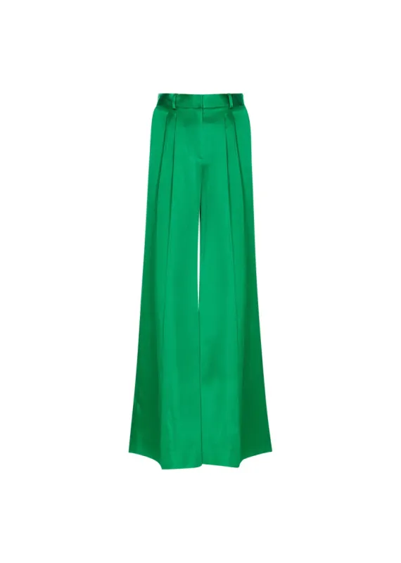 Crepe Satin Bowie Trouser sold by Bella Freud