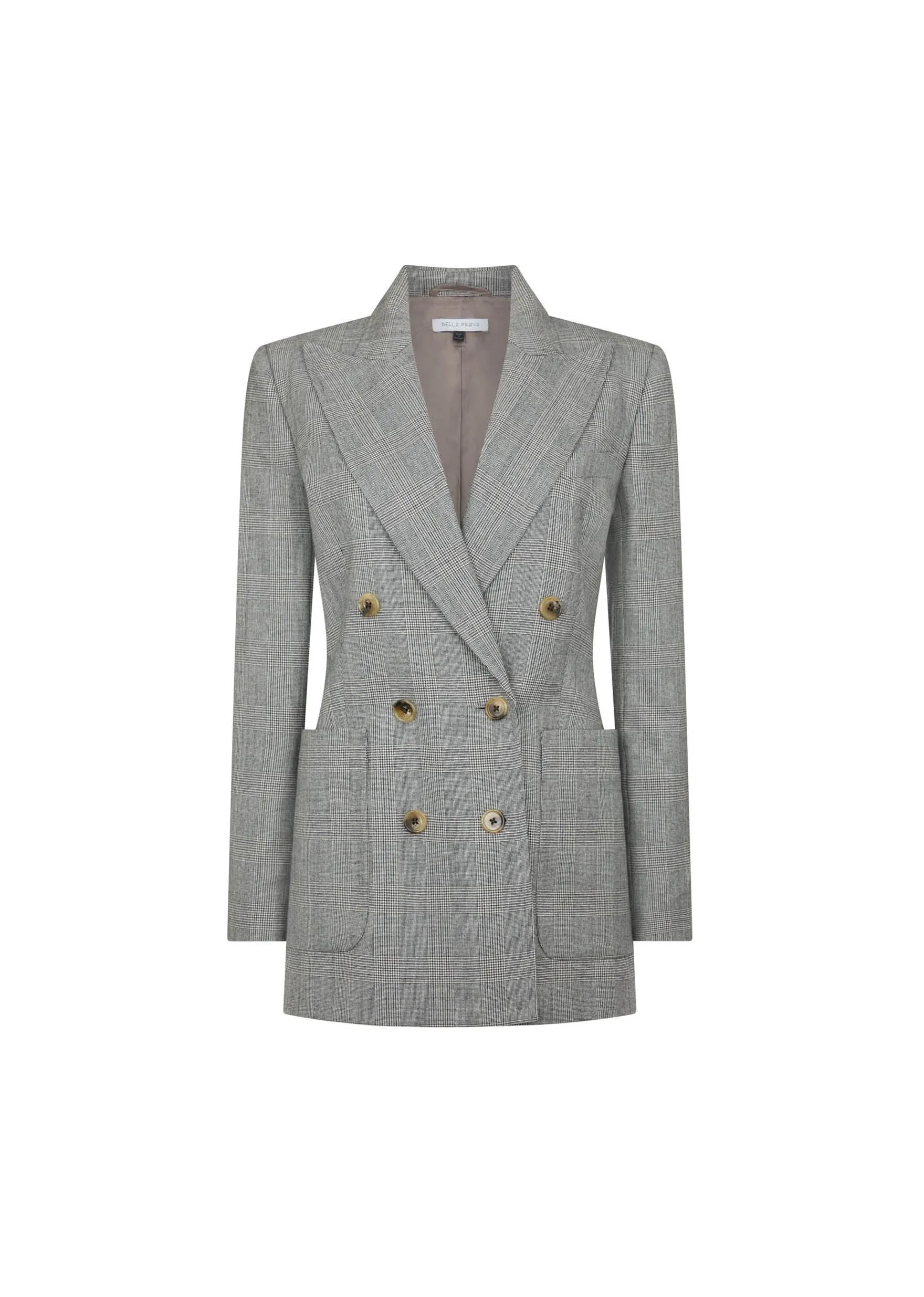 Prince Of Wales Check Bianca Jacket sold by Bella Freud