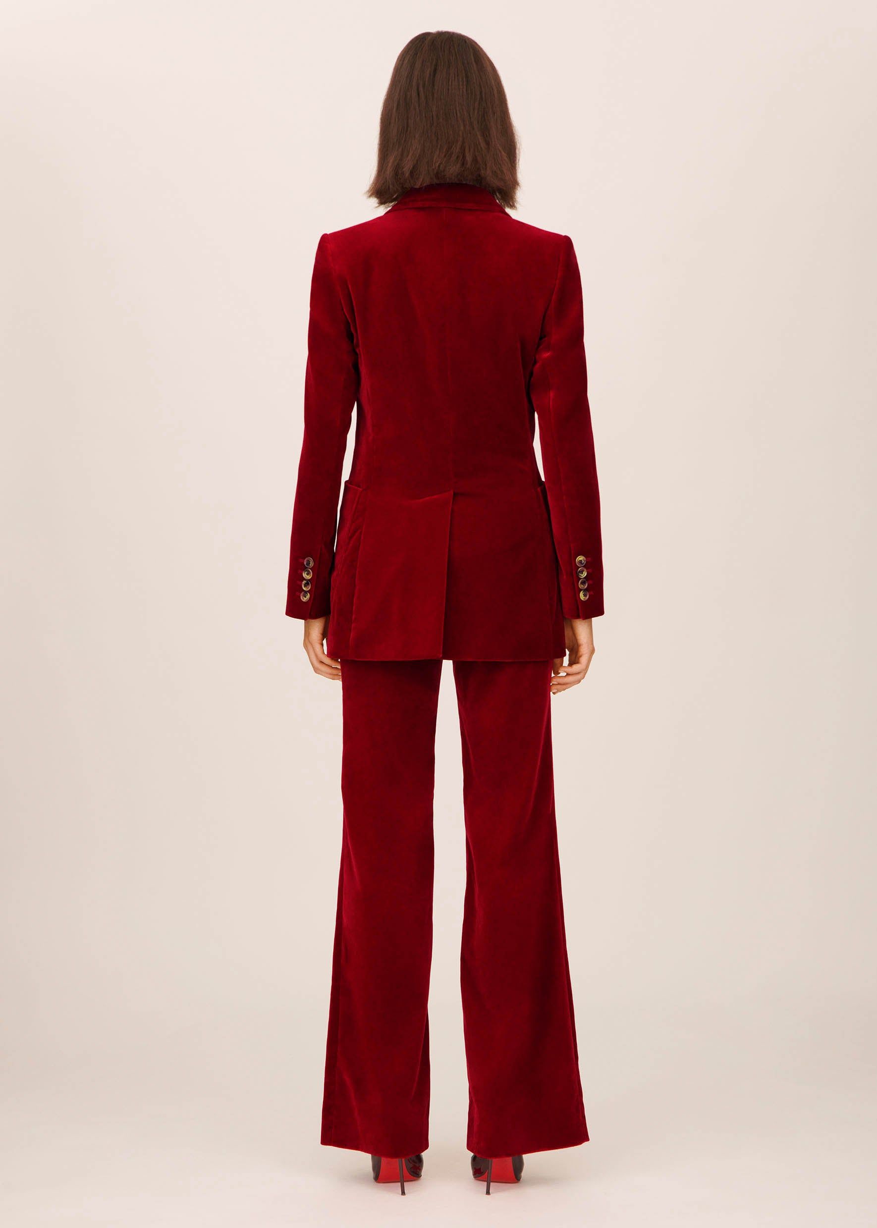ST.JAMES JACKET VELVET | CRIMSON | 14 sold by Bella Freud product image thumbnail 4