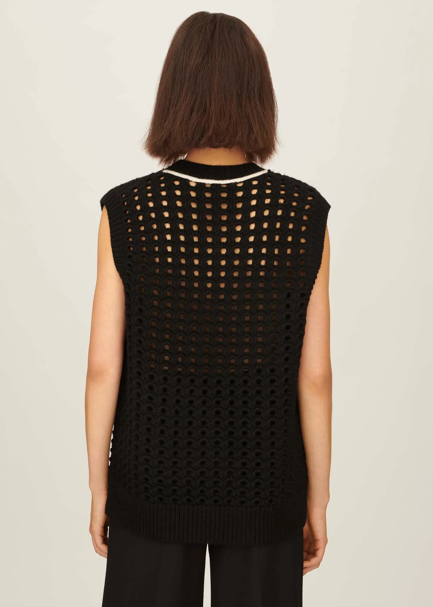 Open Stitch Tank sold by Bella Freud product image thumbnail 4