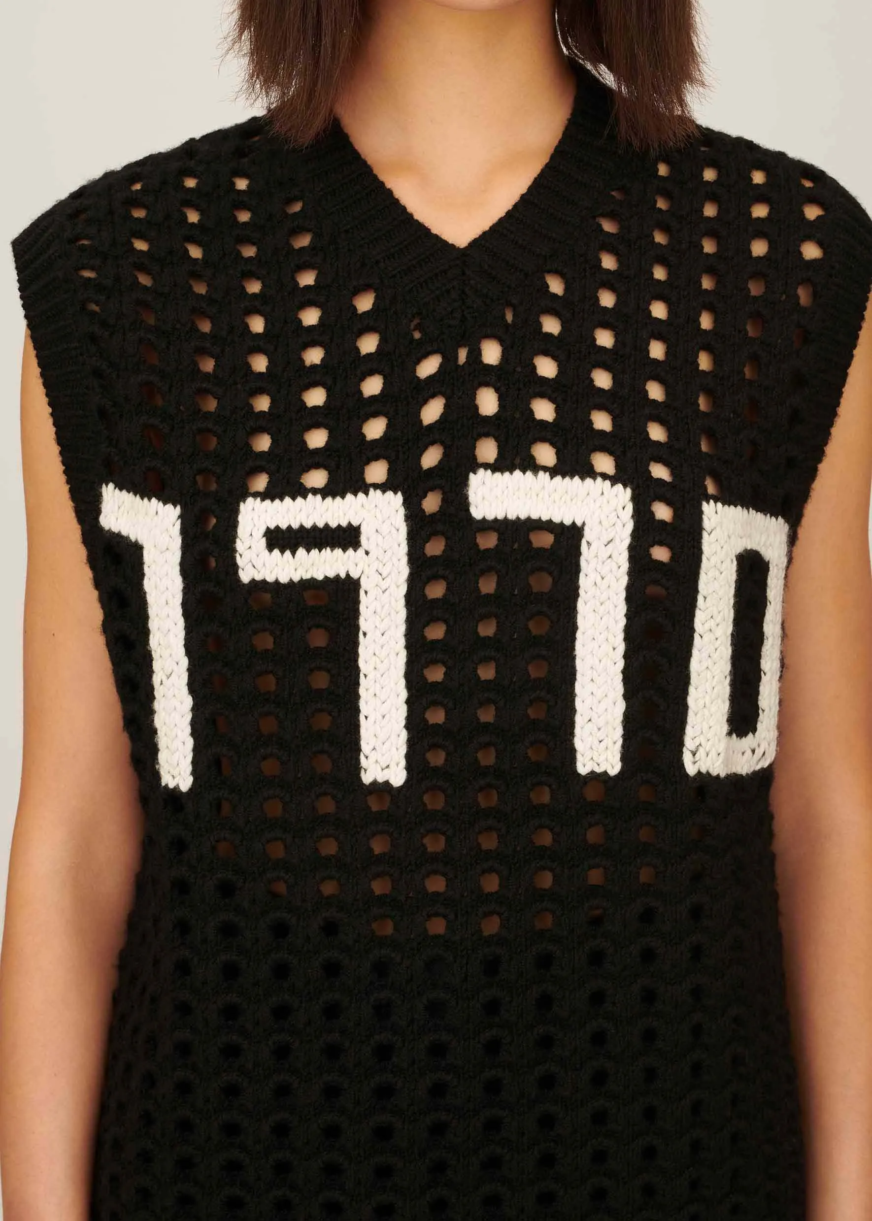 Open Stitch Tank sold by Bella Freud product image thumbnail 3