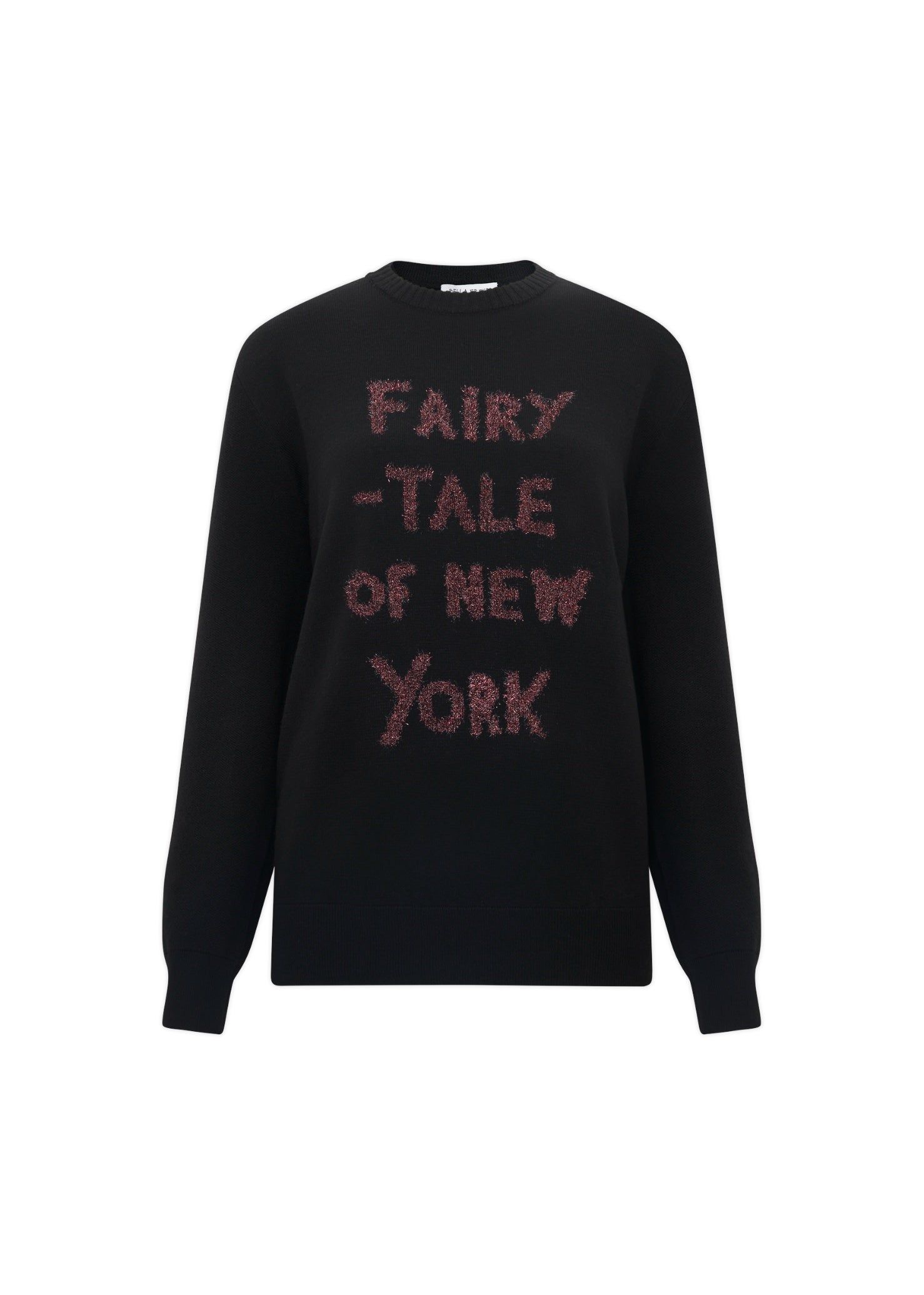 Tinsel Fairytale Of New York Oversized Jumper sold by Bella Freud