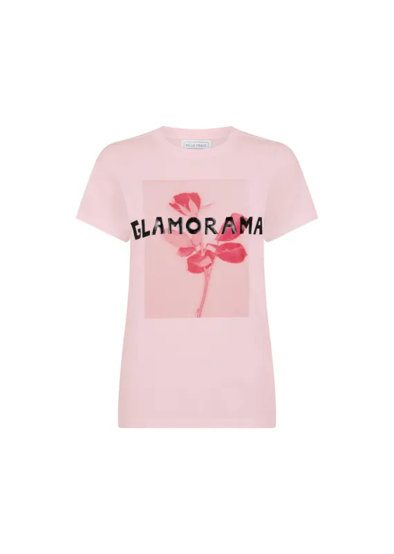 GLAMORAMA TSHIRT PINK sold by Bella Freud