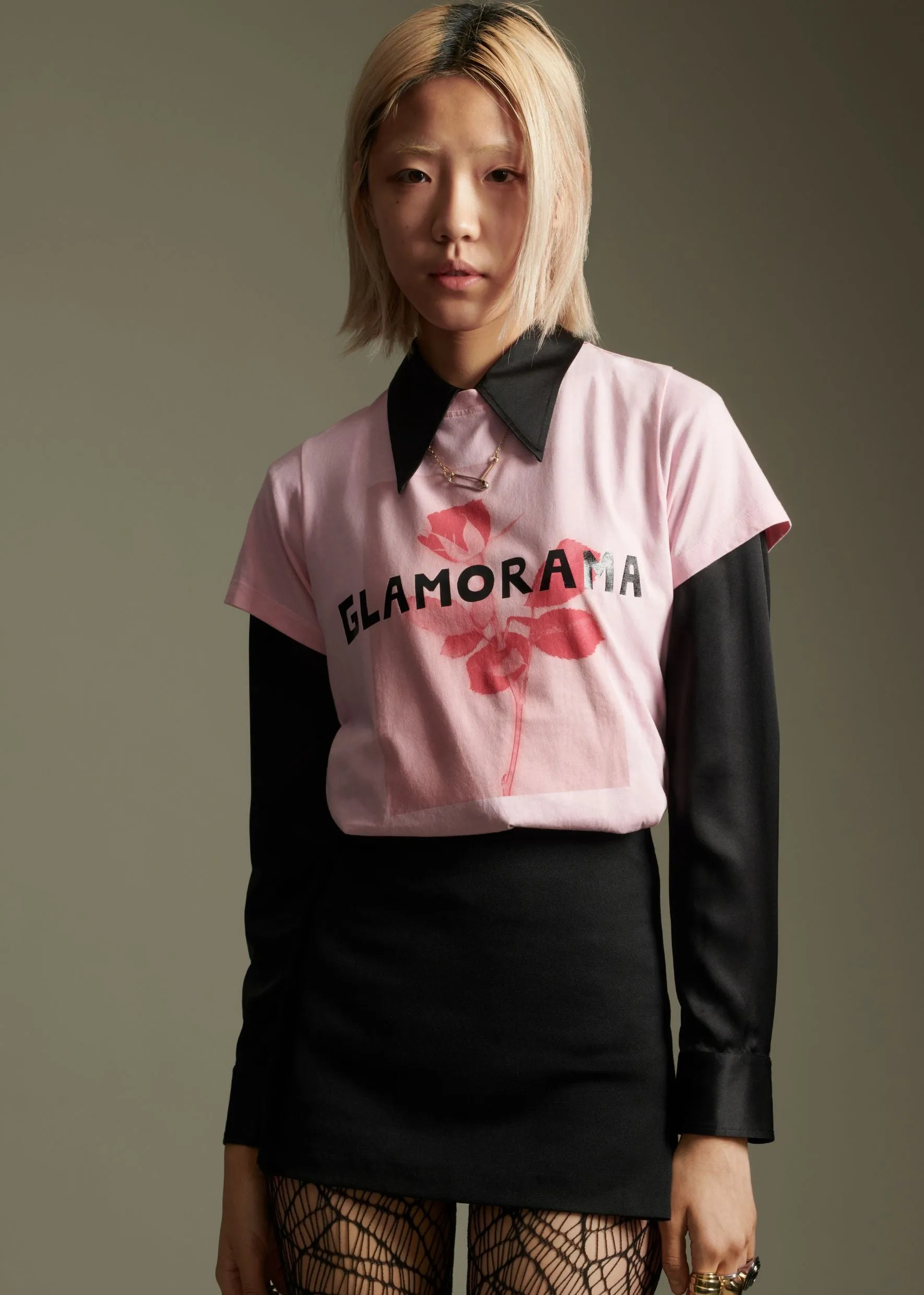GLAMORAMA TSHIRT PINK sold by Bella Freud product image thumbnail 5