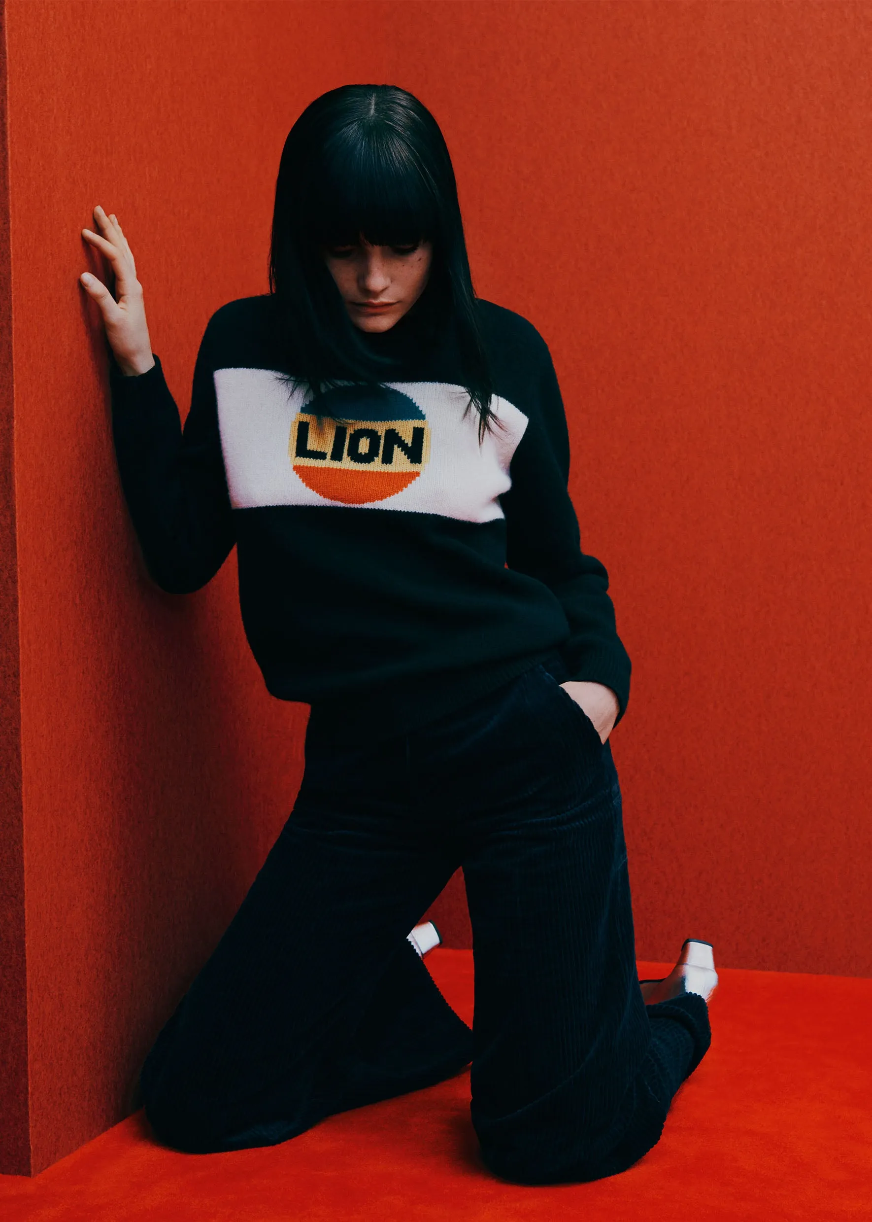 Big Lion Stripe Jumper sold by Bella Freud product image thumbnail 5