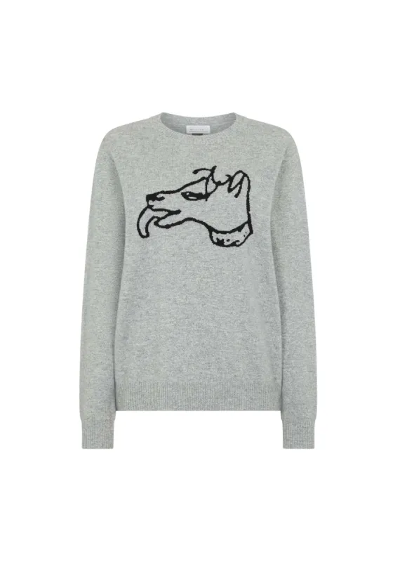 Lucian Dog Jumper sold by Bella Freud