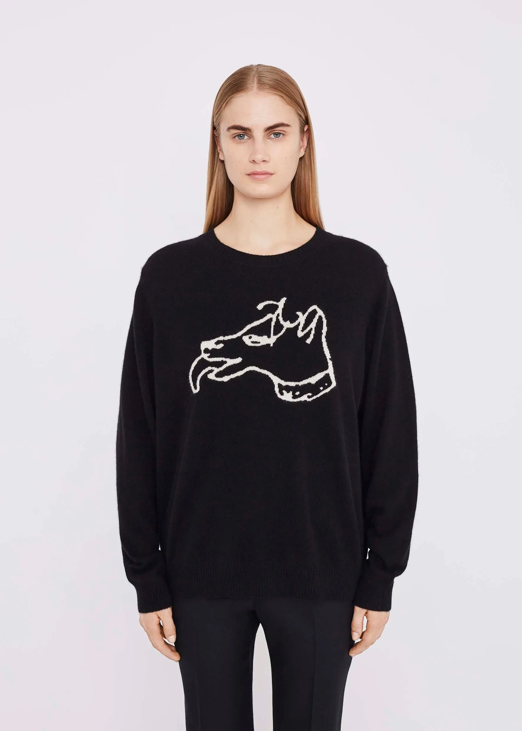 Lucian Dog Jumper sold by Bella Freud product image thumbnail 2