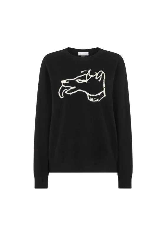 Lucian Dog Jumper sold by Bella Freud