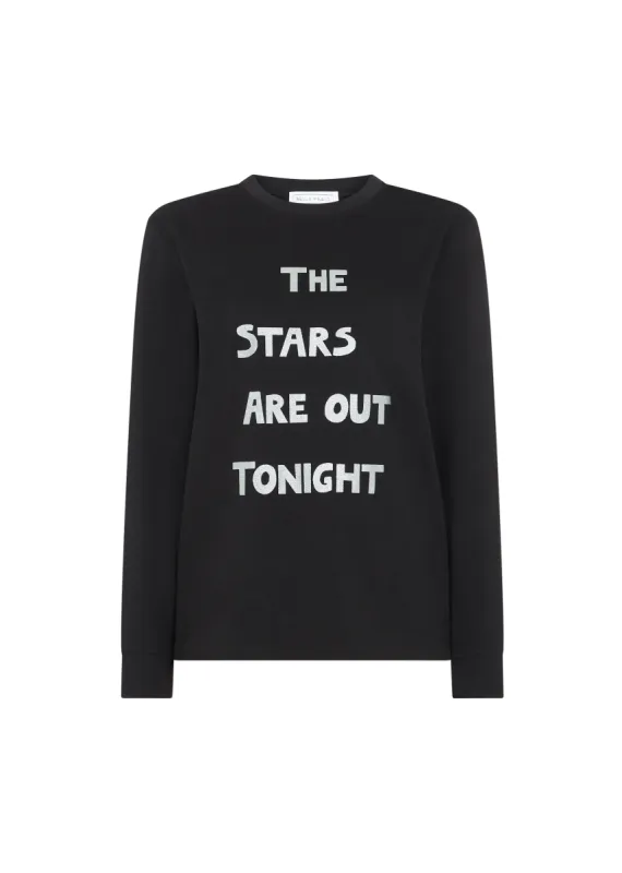 The Stars Are Out Tonight Long Sleeve T-Shirt sold by Bella Freud
