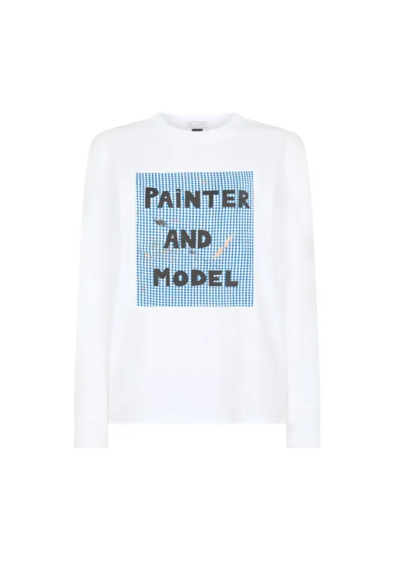 Painter and Model Long Sleeve T-Shirt sold by Bella Freud