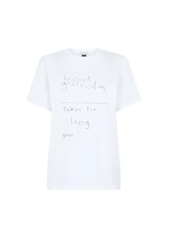 Gratification Unisex T-Shirt sold by Bella Freud