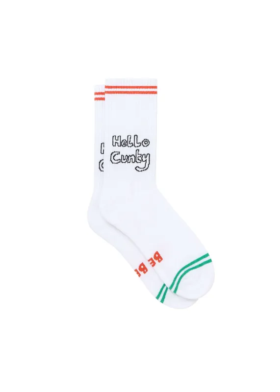 Hello Cunty Socks sold by Bella Freud
