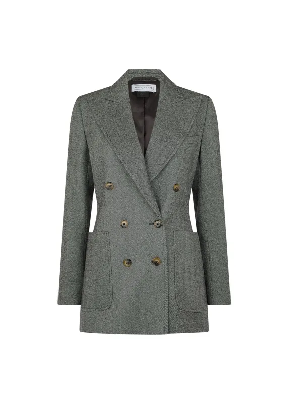 Bianca Jacket Herringbone sold by Bella Freud