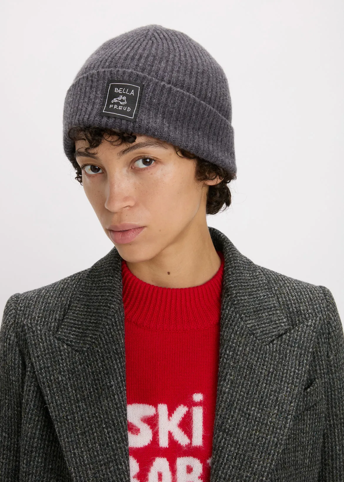 Knitted Rib Beanie sold by Bella Freud product image thumbnail 2