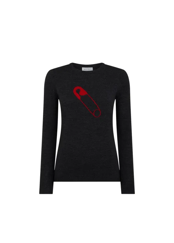 Safety Pin Jumper sold by Bella Freud