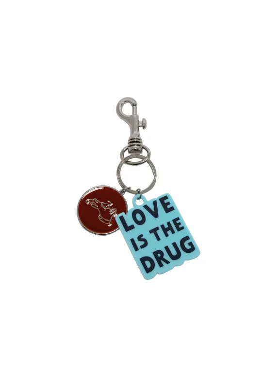 Love Is The Drug Keychain made by Bella Freud