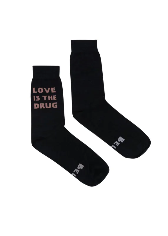 Love Is The Drug Socks sold by Bella Freud