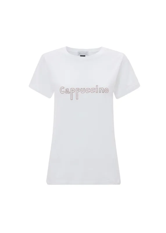 Cappuccino Classic T-Shirt made by Bella Freud