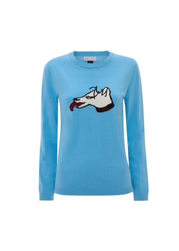 Lucian Dog Jumper made by Bella Freud