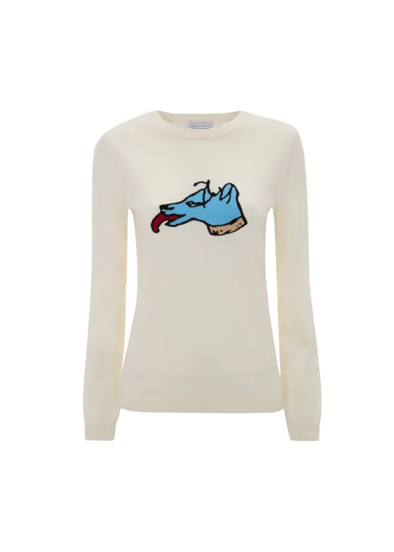 Lucian Dog Jumper made by Bella Freud