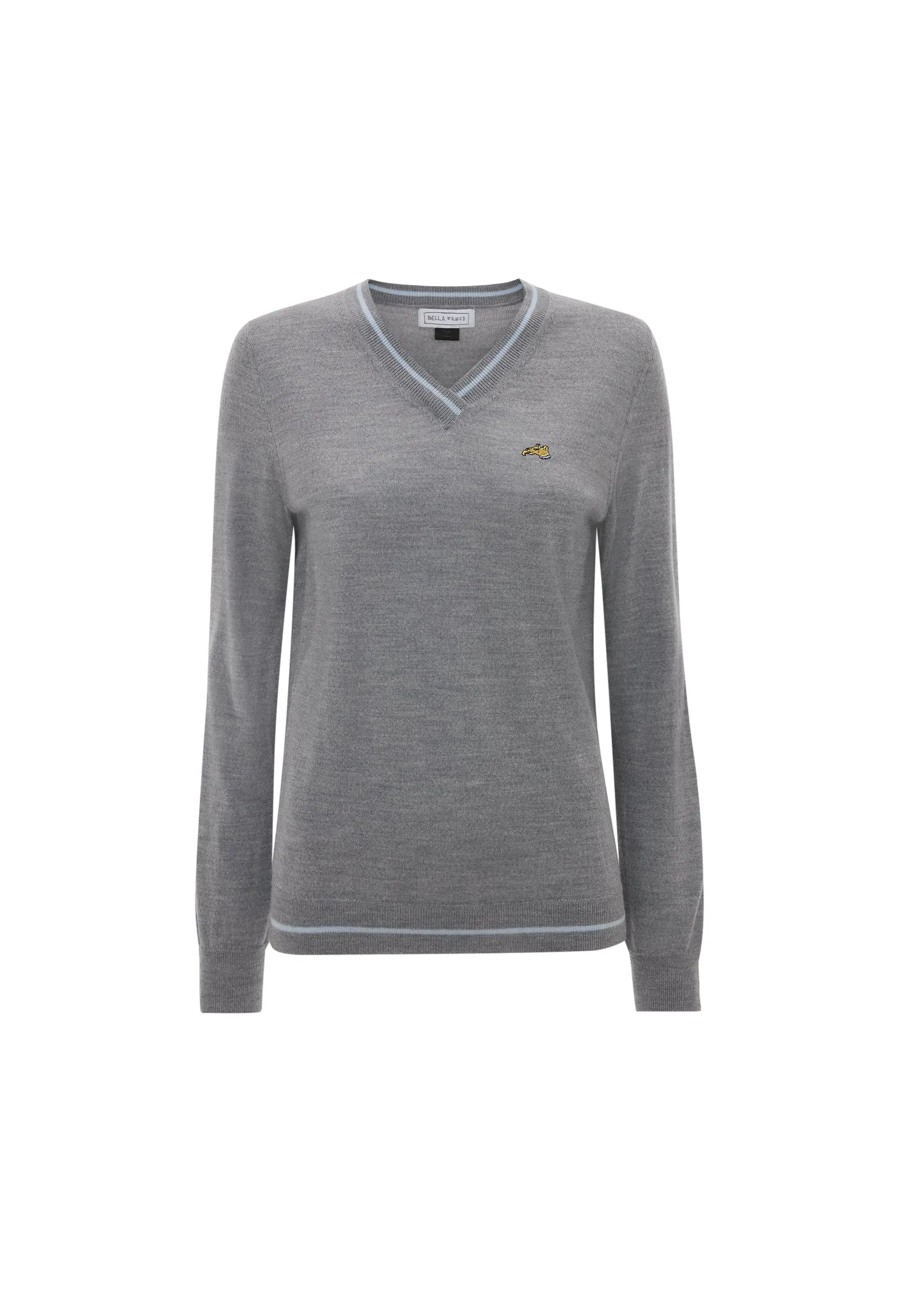 Embroidered Dog V-Neck Jumper sold by Bella Freud