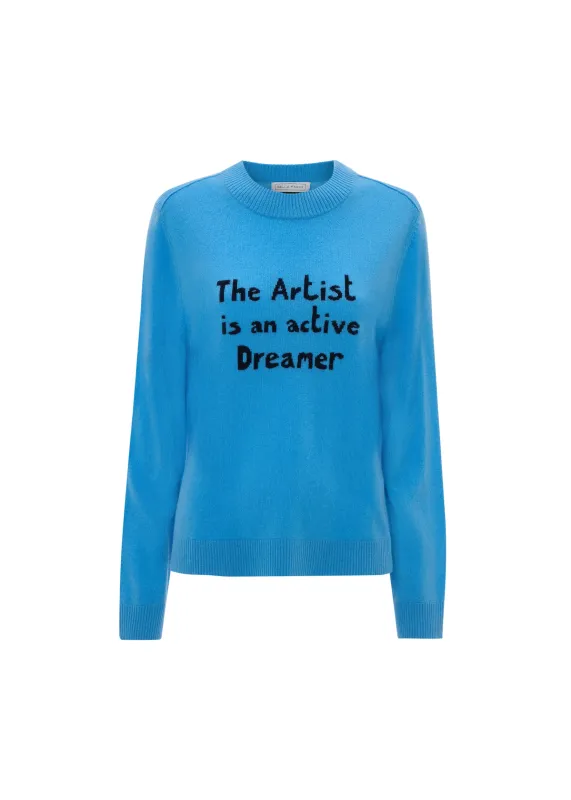 The Artist Is An Active Dreamer Merino Jumper made by Bella Freud