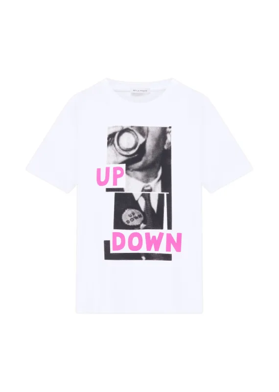 Up Down T-Shirt sold by Bella Freud