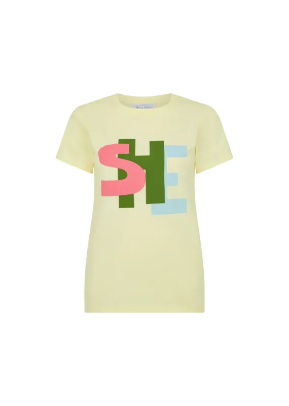 She T-Shirt sold by Bella Freud
