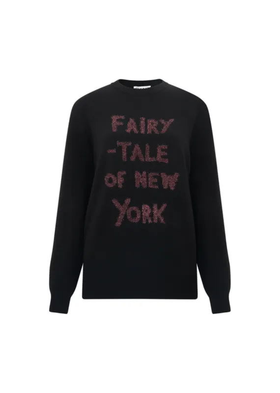 Tinsel Fairytale Of New York Oversized Jumper sold by Bella Freud