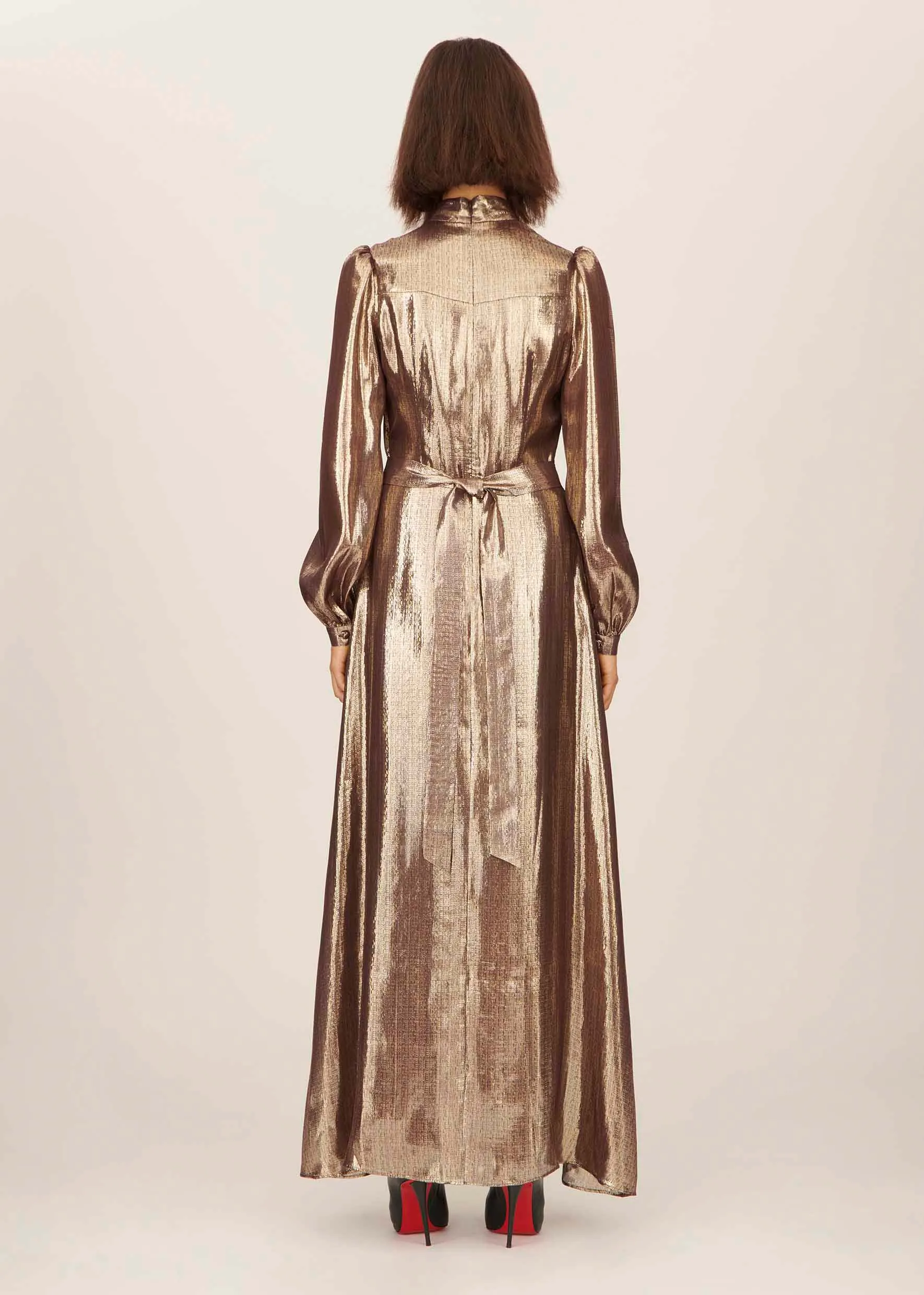 Liquid Lamé Anjelica Dress sold by Bella Freud product image thumbnail 4