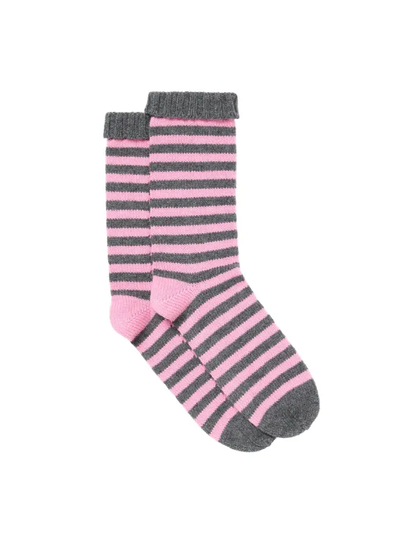 Cashmere Stripe Socks sold by Bella Freud