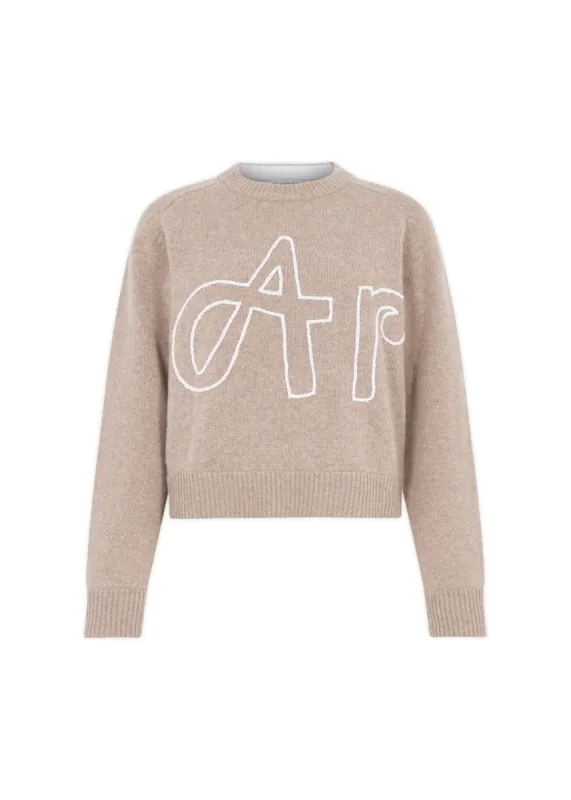 Chunky Chainstitch Art Jumper sold by Bella Freud