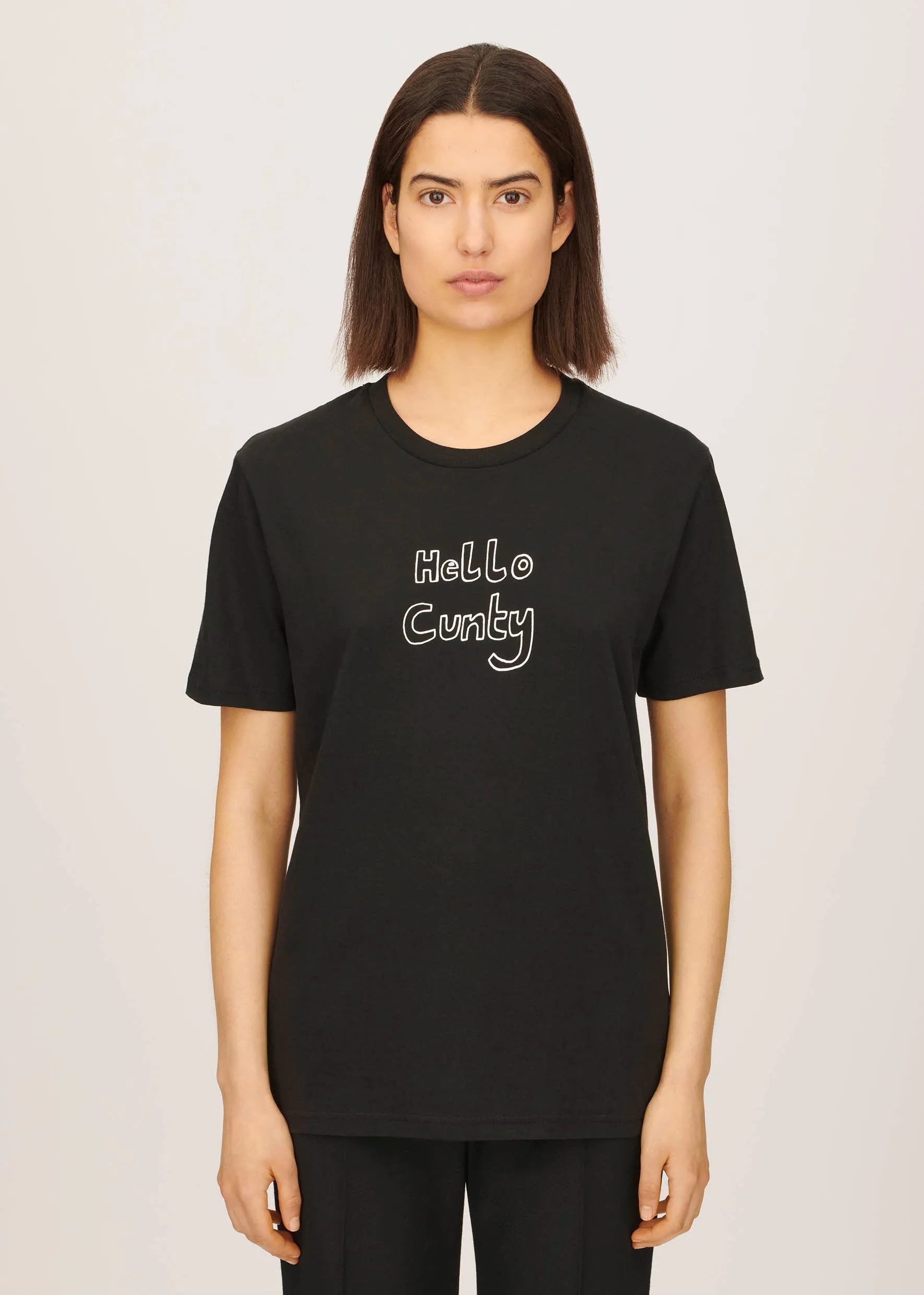 Hello Cunty T-Shirt sold by Bella Freud product image thumbnail 2