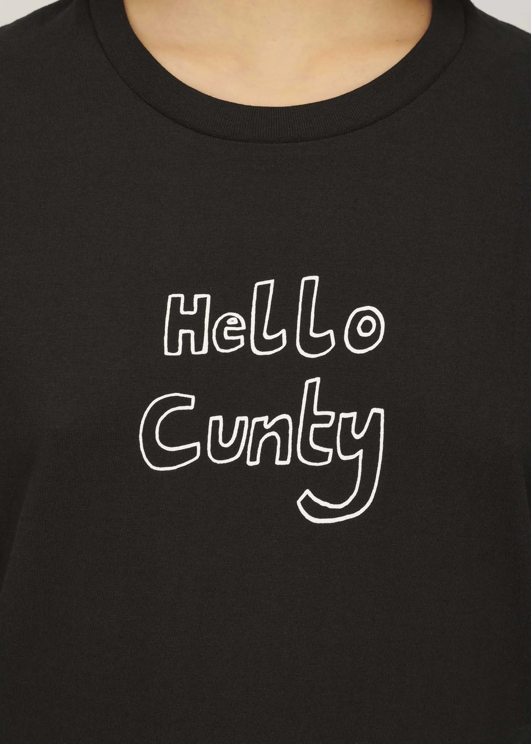 Hello Cunty T-Shirt sold by Bella Freud product image thumbnail 3