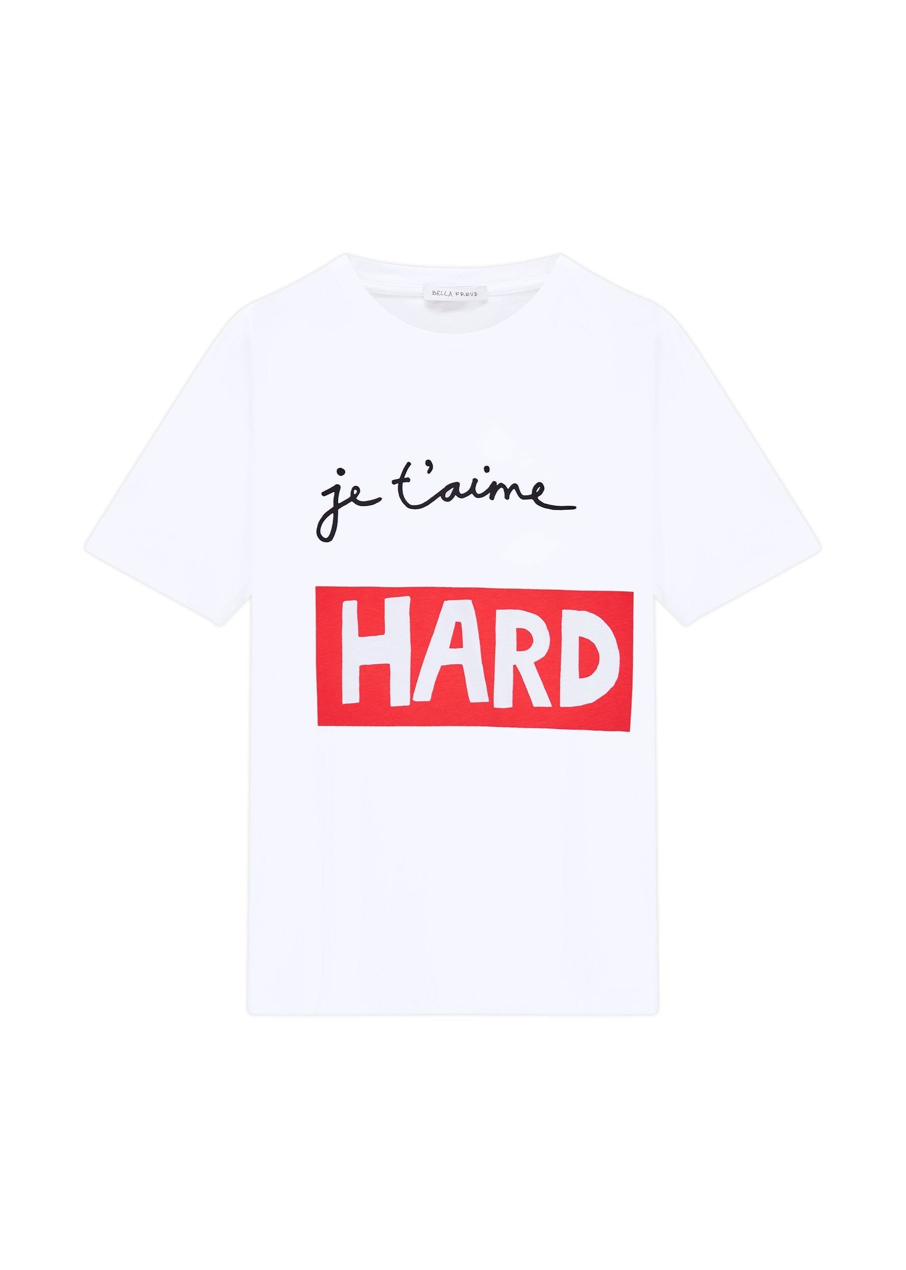 Je t'aime Hard T-Shirt sold by Bella Freud