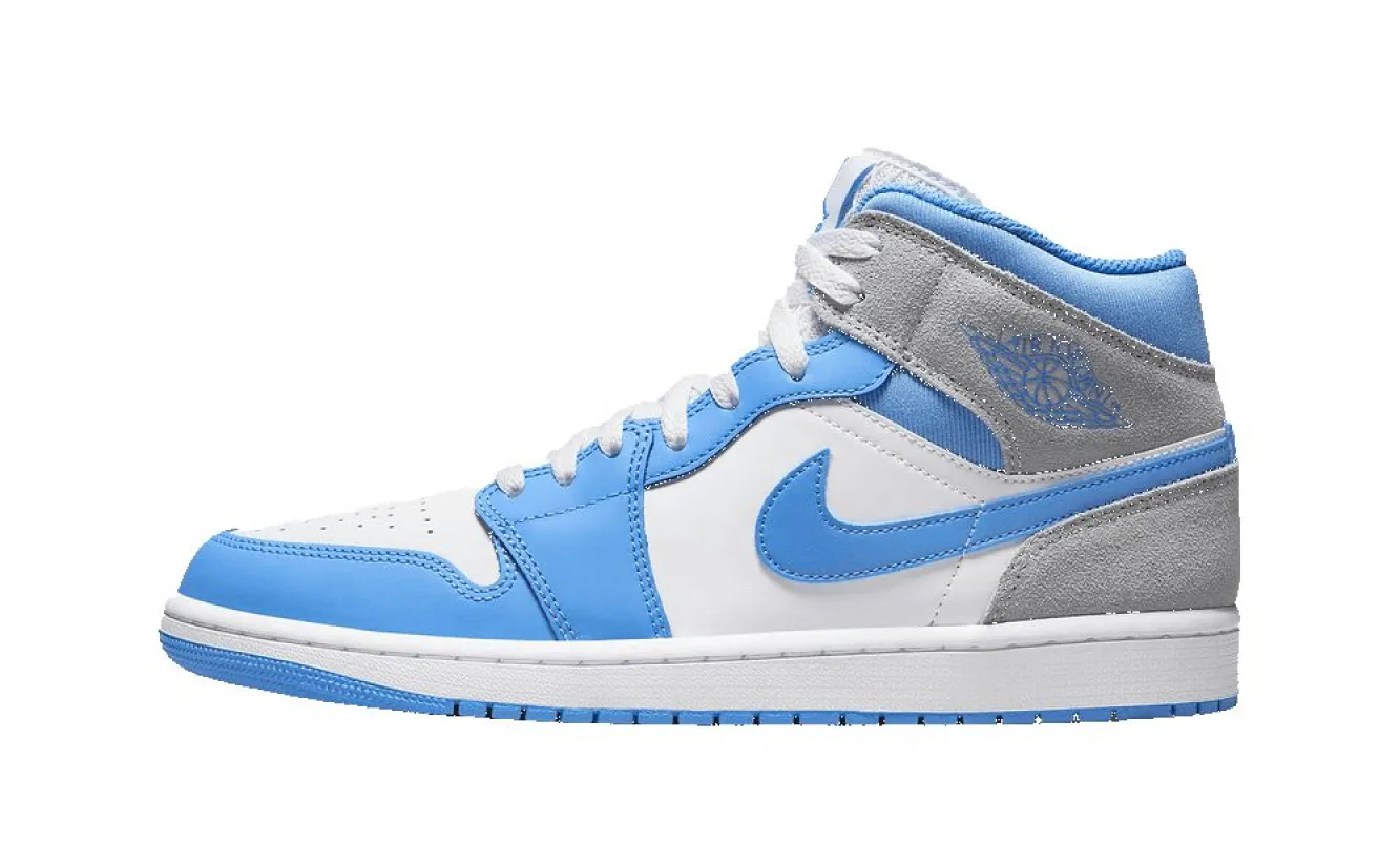 Jordan 1 Mid University Blue Grey sold by Balazs Kicks