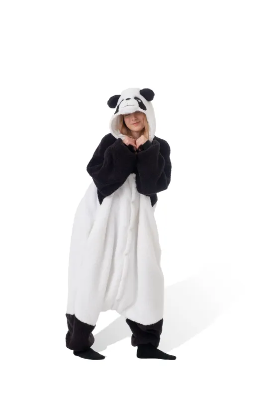 Fluffy Panda Kigurumi sold by Kigurumi