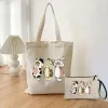 Cute Cartoon Cat Print Tote Bag, Large Capacity Shoulder Bag, Women's Casual Handbag & Purse For Work School Shopping sold by Kigurumi
