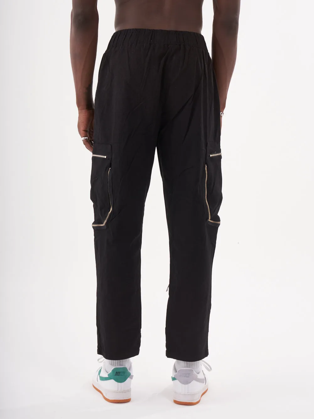 MULTI-ZIPPER POCKET JOGGER // BLACK sold by Sernes product image thumbnail 5