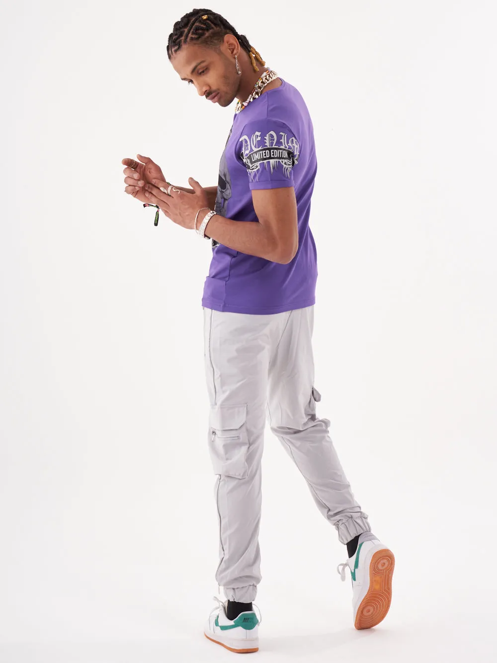 SKULL CRUSHER T-SHIRT | PURPLE sold by Sernes product image thumbnail 4
